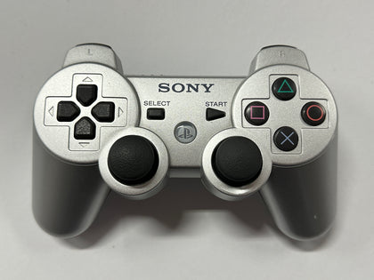 Genuine Sony Playstation 3 PS3 Sixaxis Silver Wireless Controller
