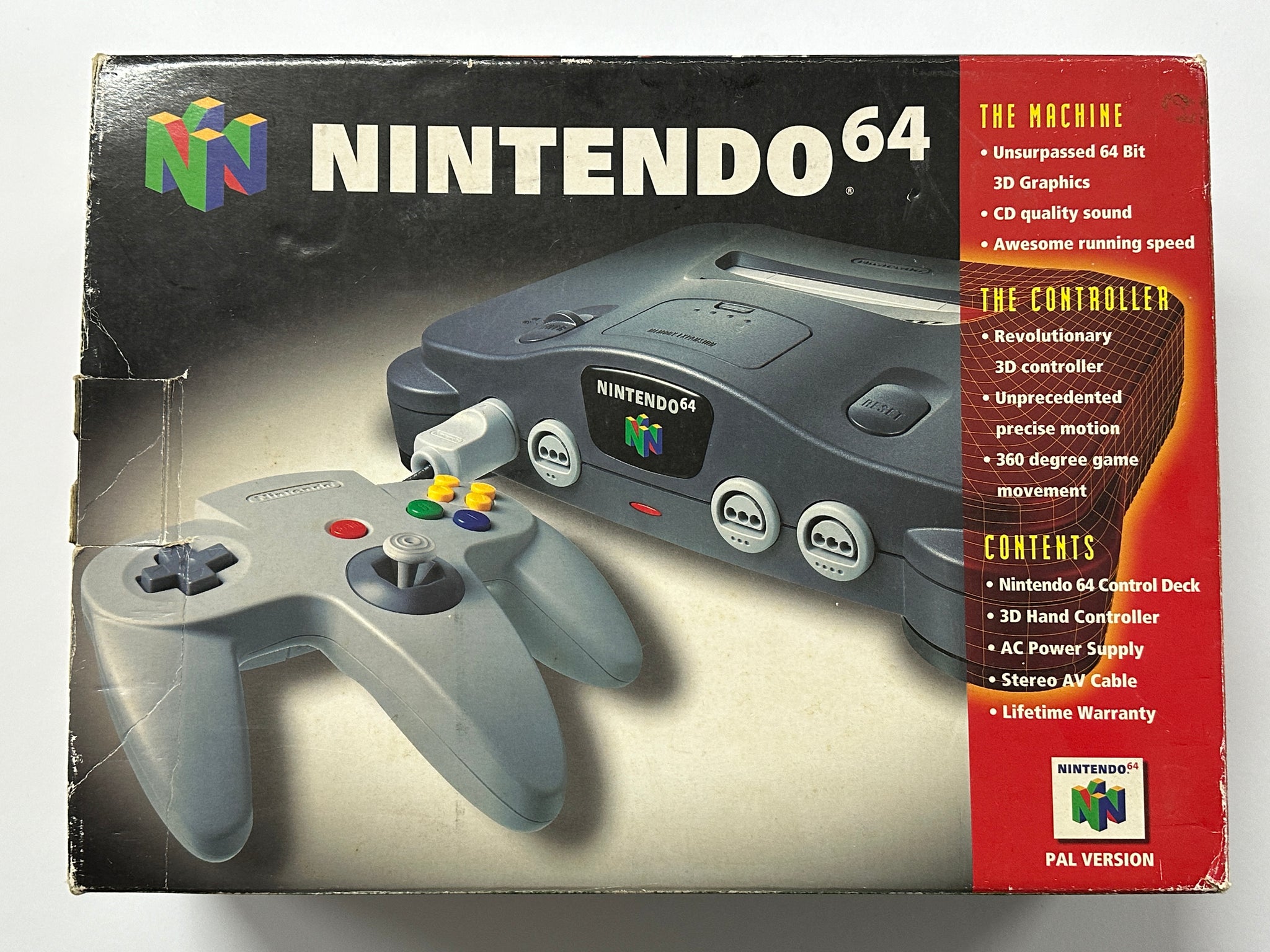 Nintendo good 64 N64 Console Game System Bundle