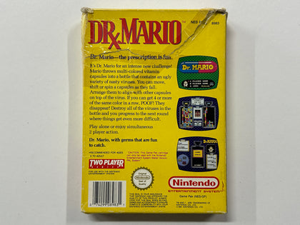 Dr Mario Complete In Box