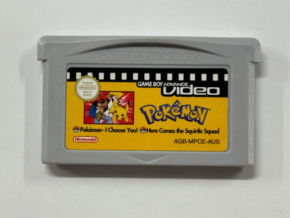 Gameboy Advance Video Pokémon I Choose You & Here Comes The Squirtle Squad Cartridge