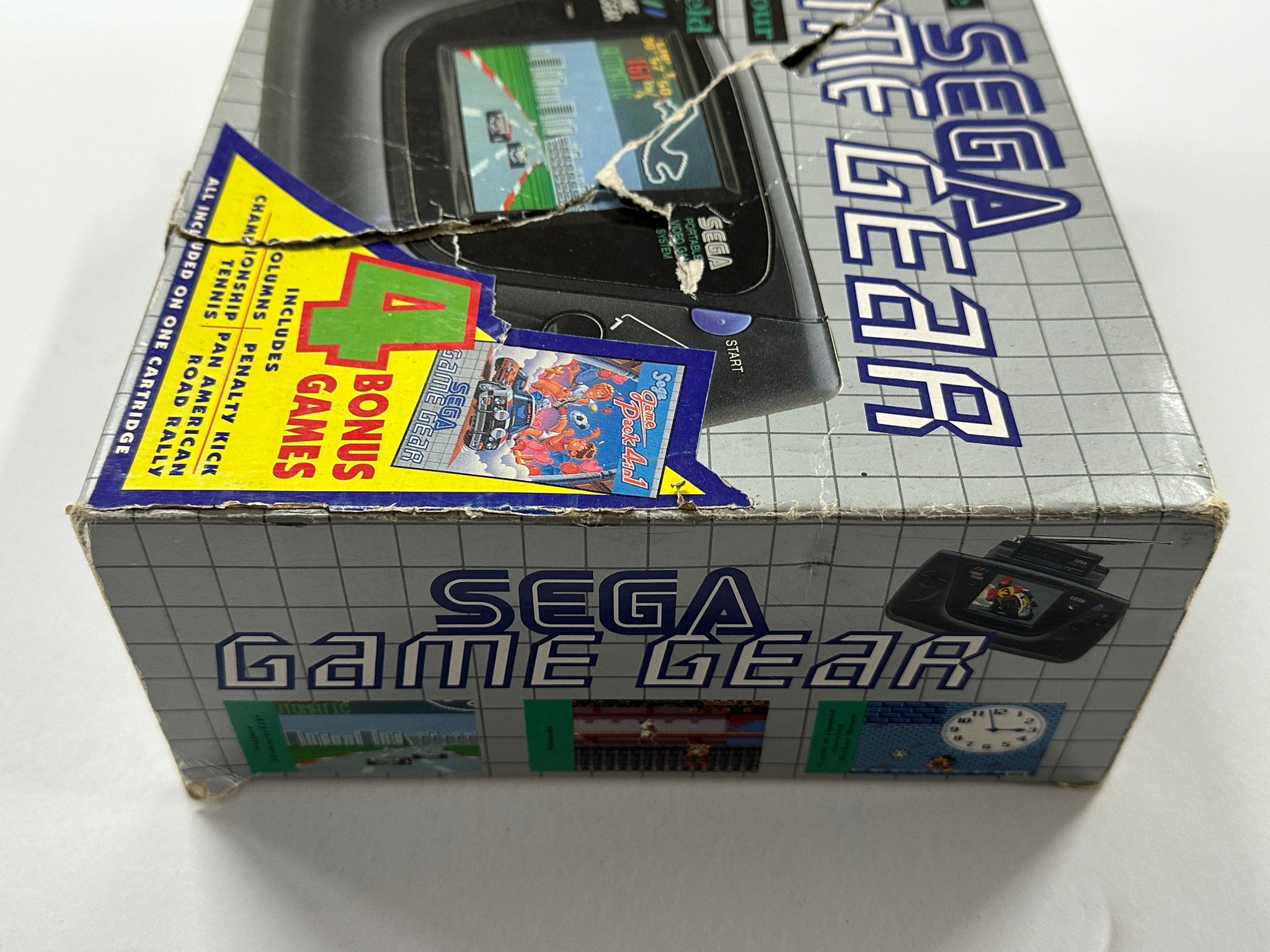 SEGA GAME GEAR / Boîte Pack 4 in 1 + Fourreau / PAL / SEGA GG Box Only SEGA GAME GEAR / Boîte Pack 4 in 1 + Fourreau / PAL / SEGA GG Box Only