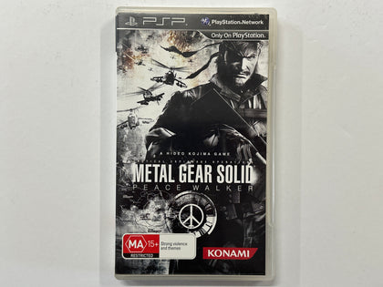 Metal Gear Solid Peace Walker Complete In Original Case