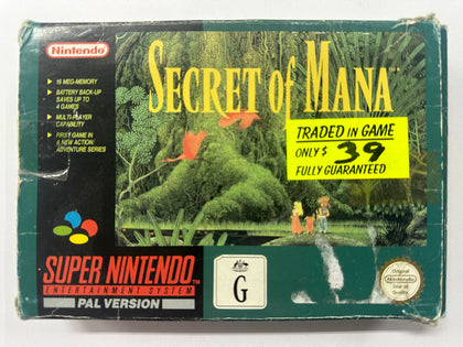 Secret Of Mana Complete In Box