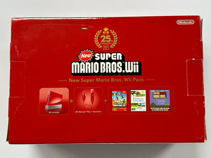 Limited Edition Mario 25th Anniversary Red Nintendo Wii Console Complete In Box