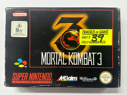 Mortal Kombat 3 Complete In Box