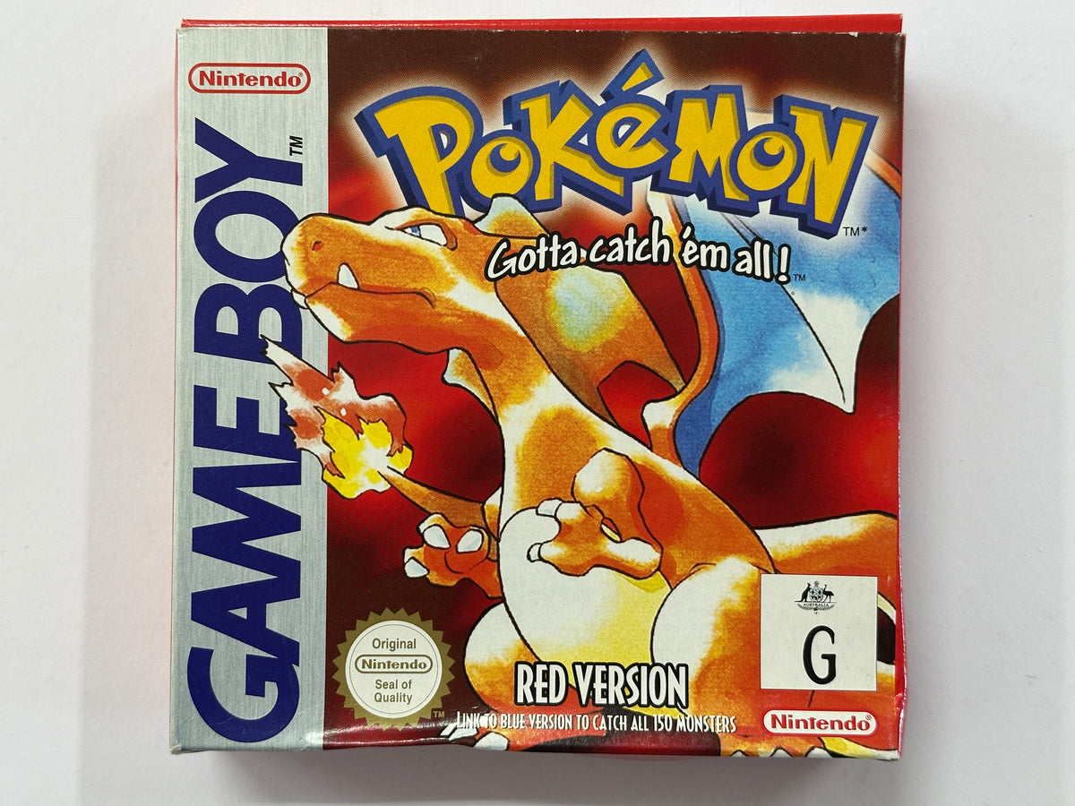 Pokemon Red Complete In Box – The Game Experts