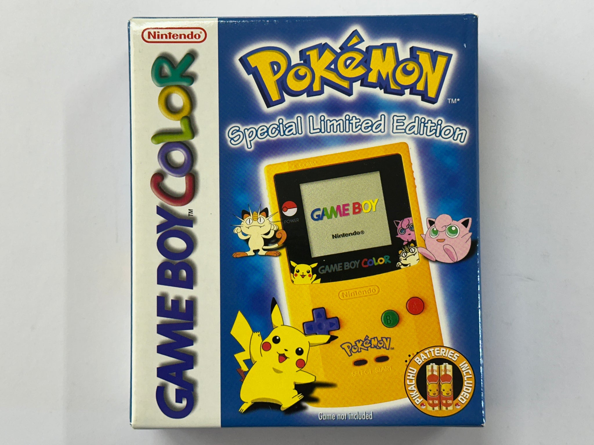 Gameboy Color Console Pikachu Limited Special Edition Pokemon Pikachu Nintendo Gameboy Color Console ...