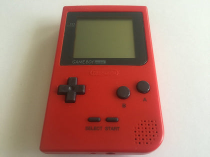 Red Nintendo Gameboy Pocket Console