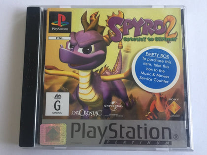 Spyro The Dragon 2 Gateway To Glimmer Complete In Original Case
