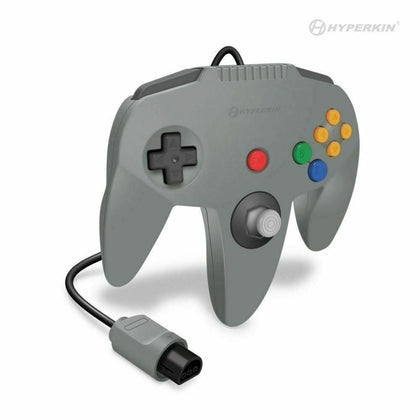 Brand New & Sealed Captain Premium Grey Controller For N64