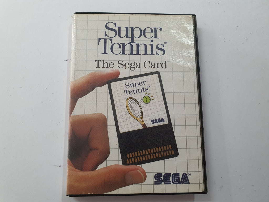 Super Tennis The Sega Card Complete In Original Case