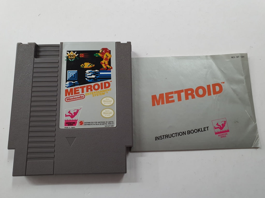 Metroid Cartridge with Game Manual