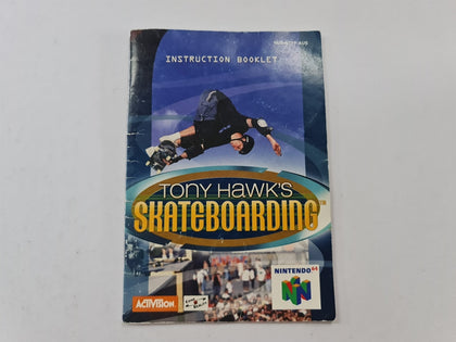 Tony Hawks Skateboarding Instruction Booklet