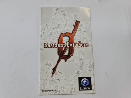 Resident Evil Zero Instruction Booklet