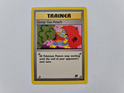 Trainer Goop Gas Attack 78/82 Team Rocket Set Pokemon TCG Card In Protective Penny Sleeve
