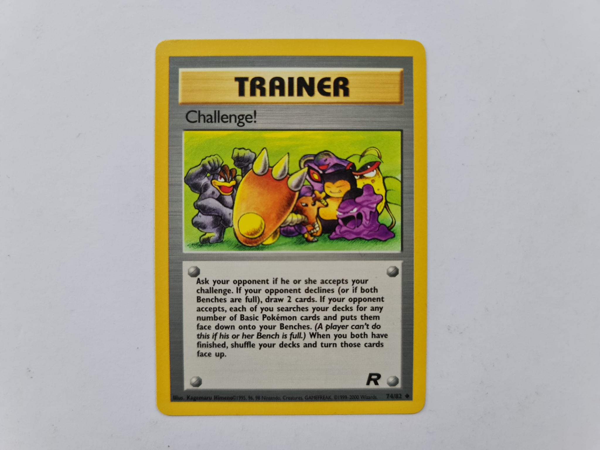 Trainer Challenge 74/82 Team Rocket Set Pokemon TCG Card In Protective The Game Experts Trainer Challenge 74/82 Team Rocket Set Pokemon TCG Card In Protective The Game Experts