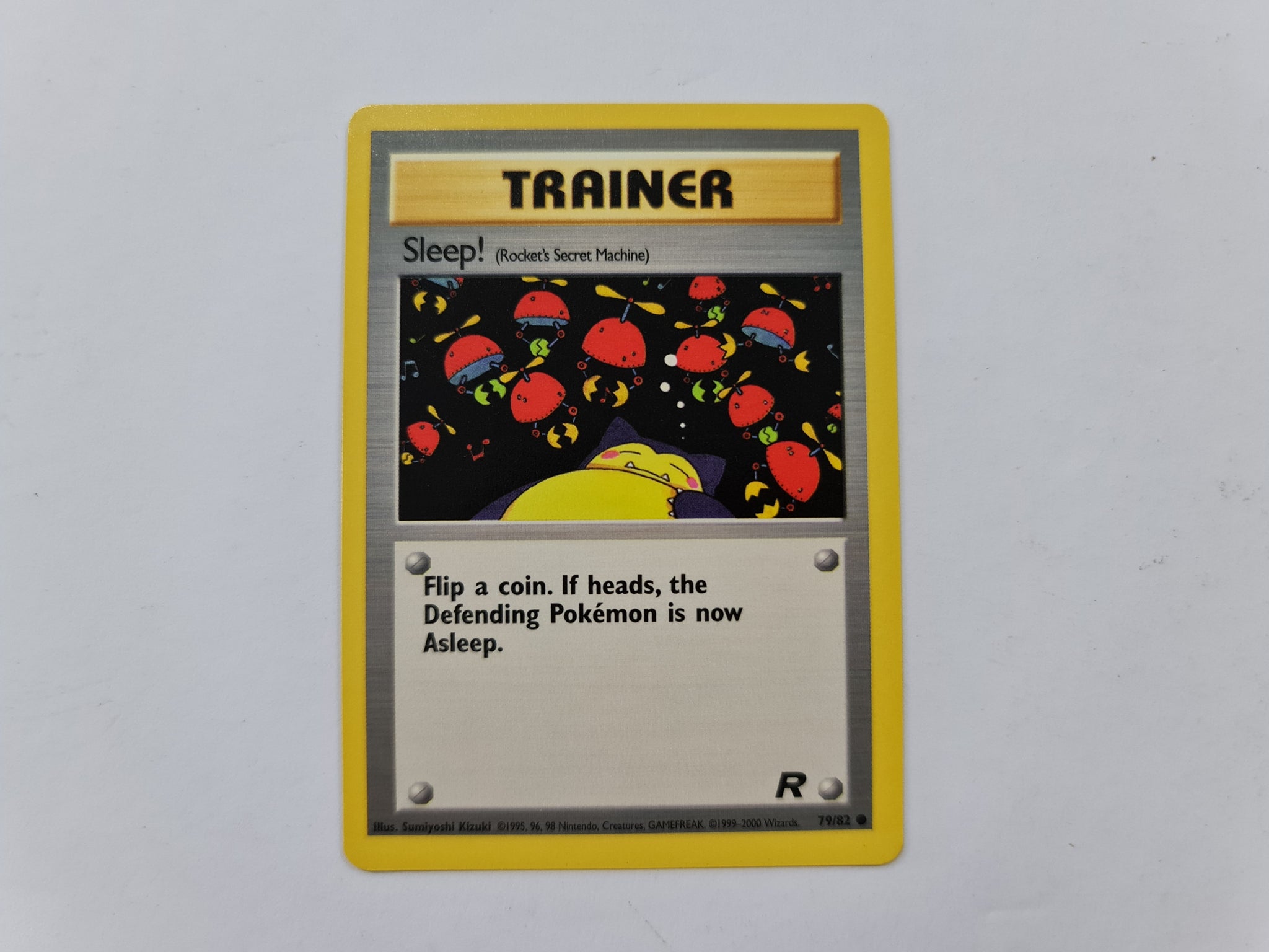 Trainer Sleep 79/82 Team Rocket Set Pokemon TCG Card In Protective Pen The Game Experts Trainer Sleep 79/82 Team Rocket Set Pokemon TCG Card In Protective Pen The Game Experts
