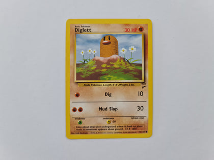 Diglett 71/130 Base Set 2 Pokemon TCG Card In Protective Penny Sleeve