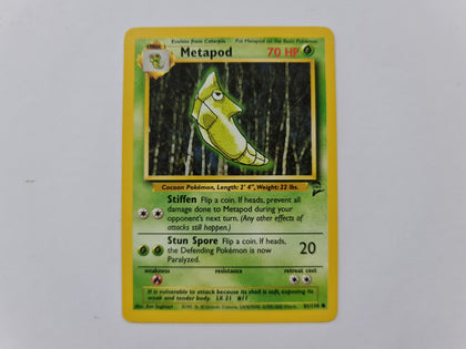 Metapod 81/130 Base Set 2 Pokemon TCG Card In Protective Penny Sleeve