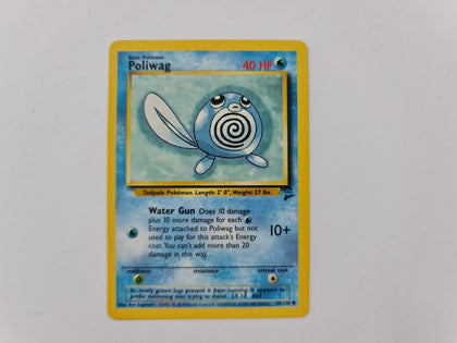 Poliwag 88/130 Base Set 2 Pokemon TCG Card In Protective Penny Sleeve
