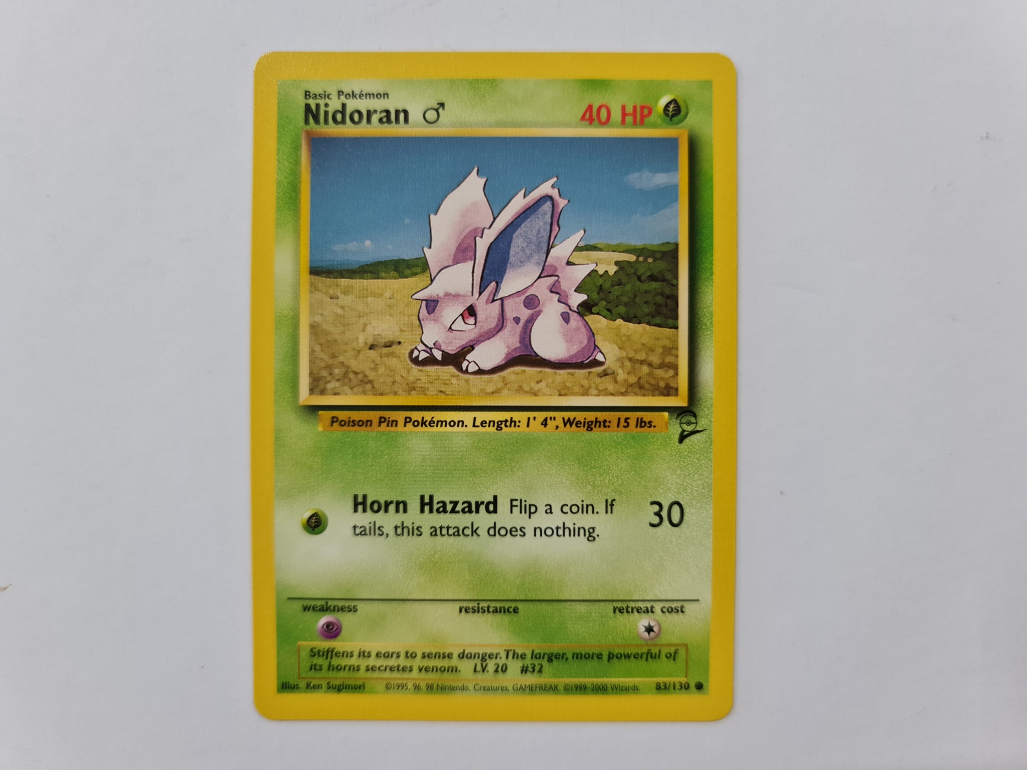 Nidoran 83/130 Base Set 2 Pokemon TCG Card In Protective Penny Sleeve The Game Experts Nidoran 83/130 Base Set 2 Pokemon TCG Card In Protective Penny Sleeve The Game Experts