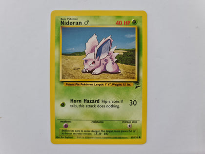 Nidoran 83/130 Base Set 2 Pokemon TCG Card In Protective Penny Sleeve