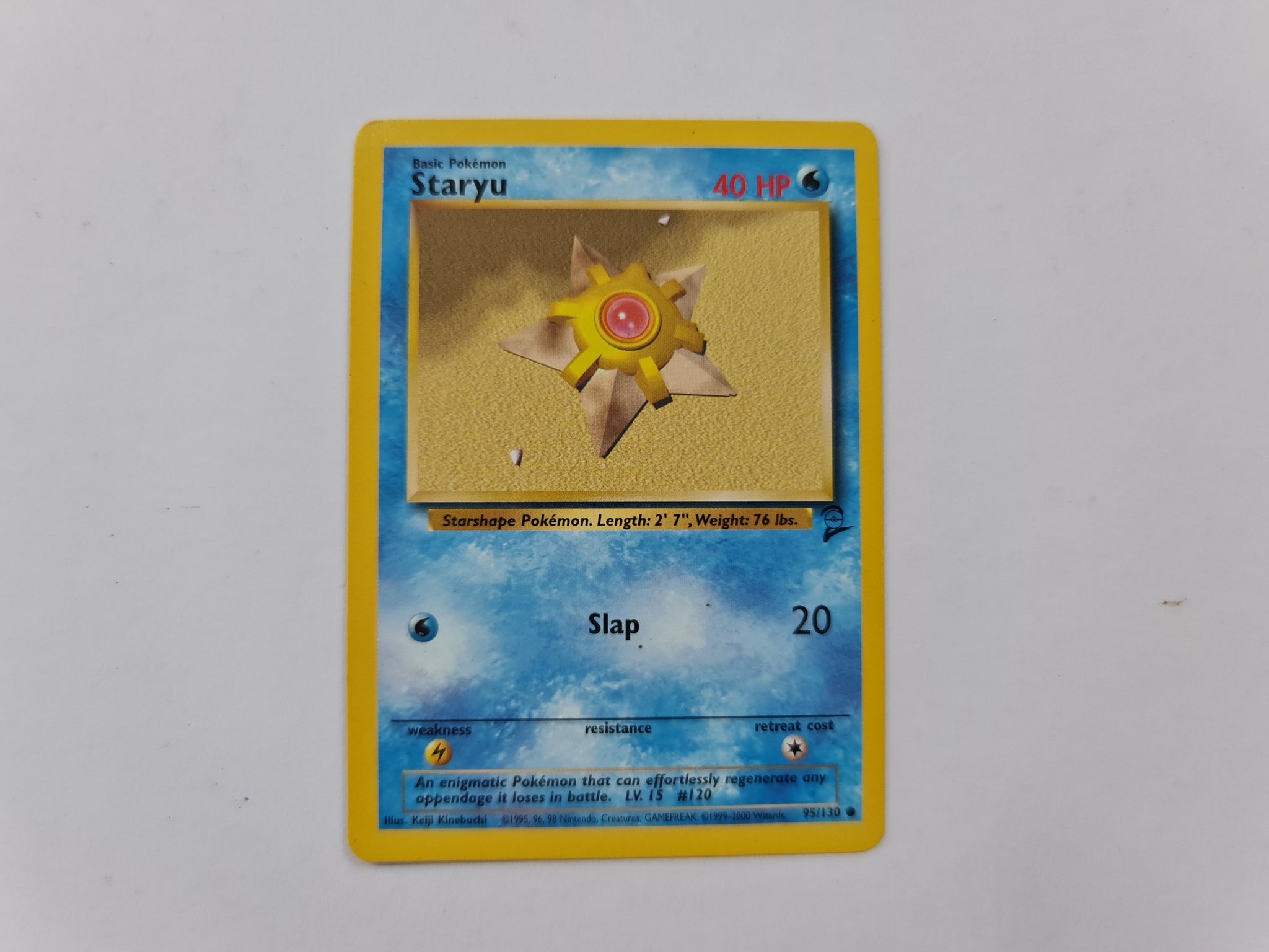 Staryu 95/130 Base Set 2 Pokemon TCG Card In Protective Penny Sleeve The Game Experts Staryu 95/130 Base Set 2 Pokemon TCG Card In Protective Penny Sleeve The Game Experts