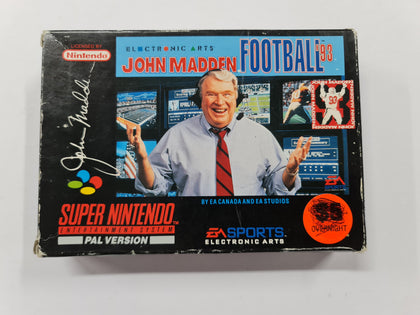 John Madden Football 93 In Original Box