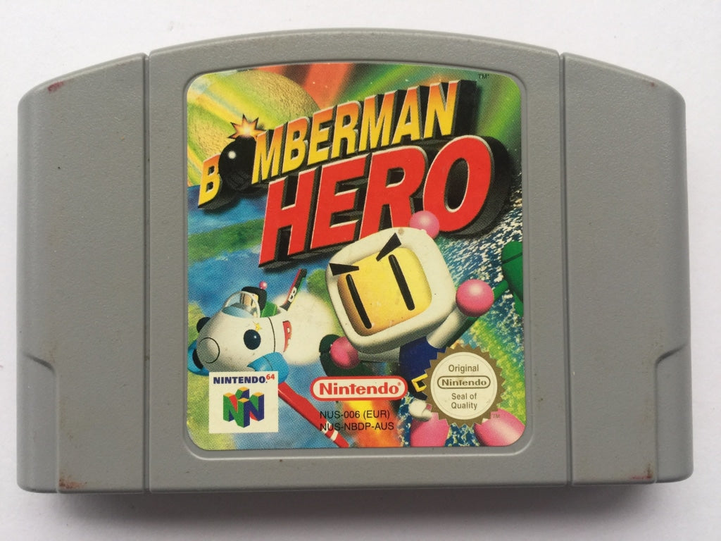 Bomberman Hero Cartridge – The Game Experts