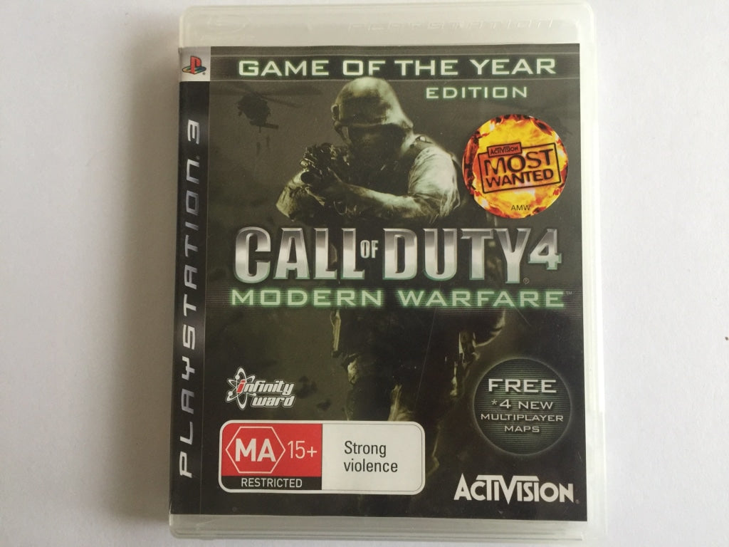 Cod 4 Case Call Of Duty 4 Modern Warfare Complete In Original Case – The Game Experts