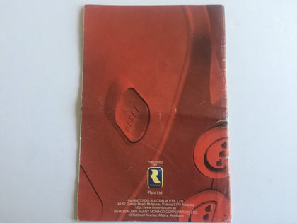 Diddy Kong Racing Game Manual