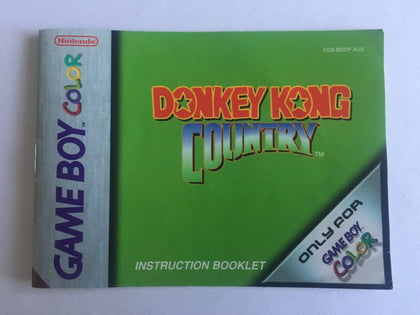 Donkey Kong Country Game Manual