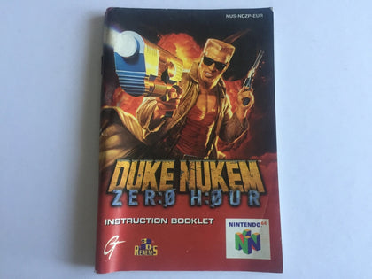 Duke Nukem Zero Hour Game Manual