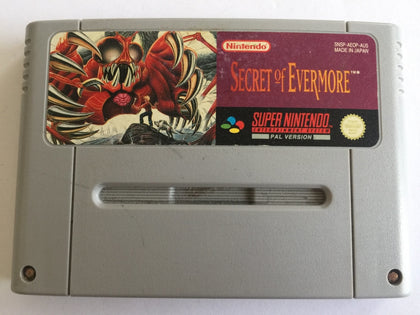 Secret Of Evermore Cartridge
