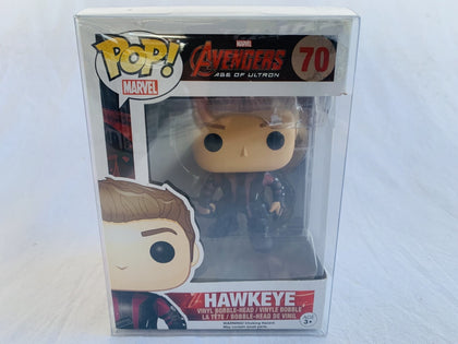 Marvel Avengers Age Of Ultron Hawkeye #70 Funko Pop Vinyl Pre Owned Unopened With Free Protector