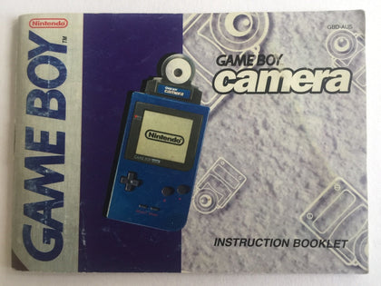Gameboy Camera Game Manual