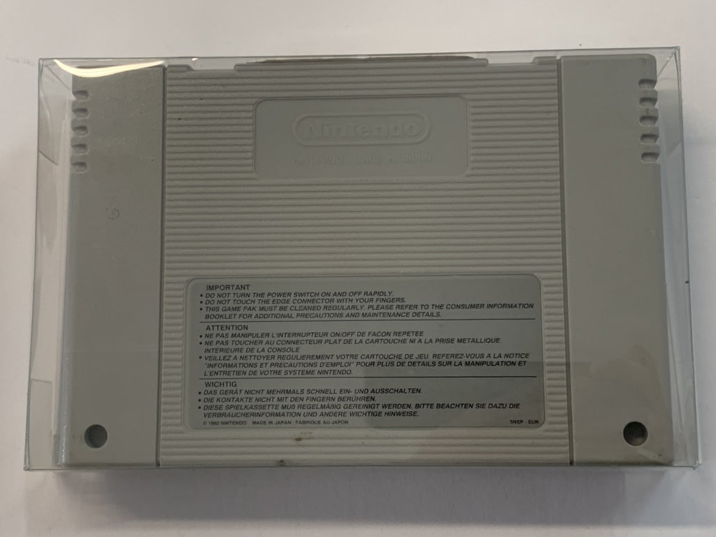 Super Nintendo SNES Cartridge Plastic Protector