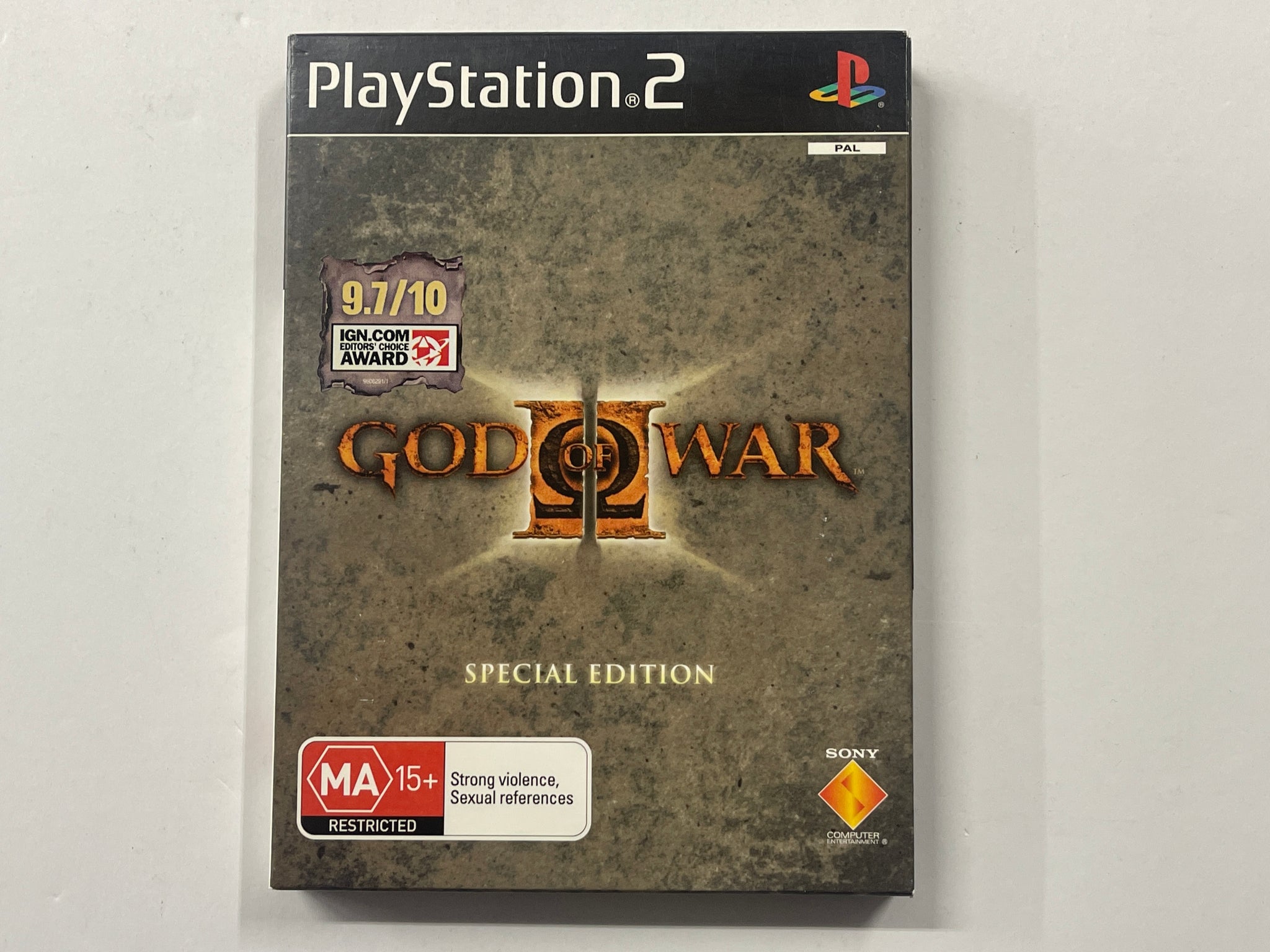 God Of War 2 Limited Special Edition Complete In Original Case with Outer Cover