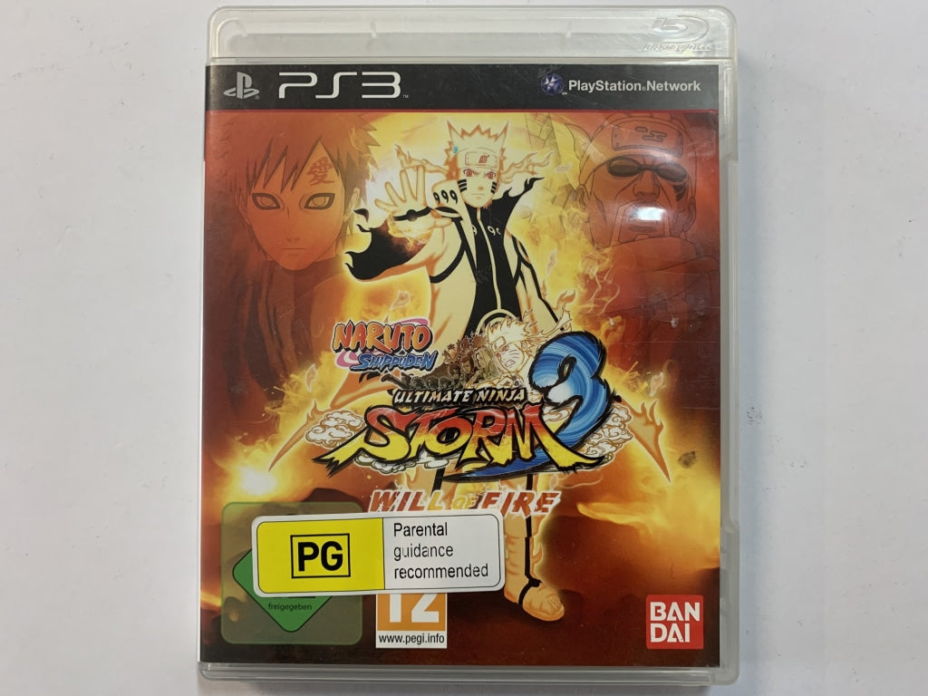 Naruto Ultimate Ninja Storm 3 Will Of Fire Complete In Original Case