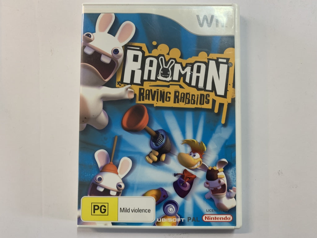 Rayman Raving Rabbids Back Cover Rayman Raving Rabbids Complete In Original Case – The Game Experts