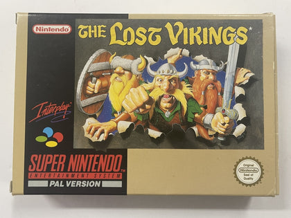 The Lost Vikings Complete In Box