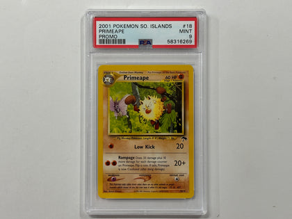 Primeape 18/18 Southern Islands Promo Pokemon TCG Card PSA9 PSA Graded
