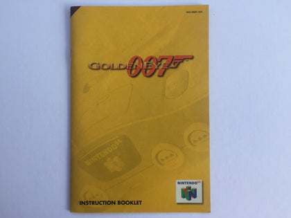 Goldeneye 007 Game Manual
