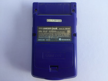 Indigo Purple Nintendo Gameboy Color Console