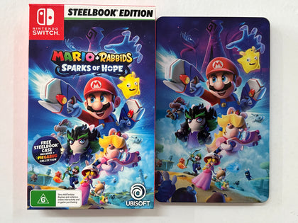 Mario + Rabbids Spark Of Hope Steelbook Case with Outer Box