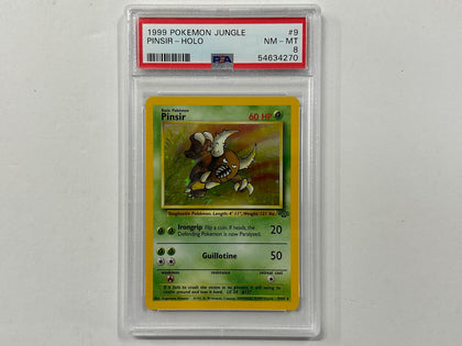 Pinsir 9/64 Jungle Set Pokemon TCG Holo Foil Card PSA8 PSA Graded