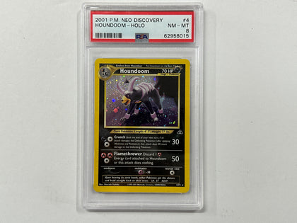 Houndoom 4/175 Neo Discovery Set Pokemon TCG Holo Foil Card PSA8 PSA Graded