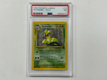 Victreebel 14/64 Jungle Set Pokemon TCG Holo Foil Card PSA7 PSA Graded