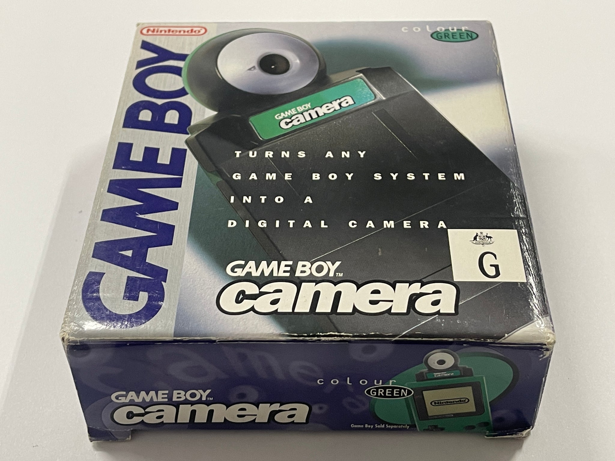 Green Gameboy Camera Attachment Complete In Box