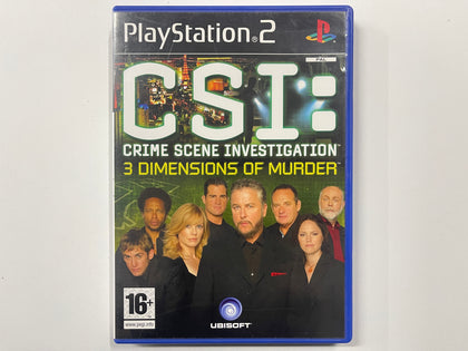 Crime Scene Investigation CSI 3 Dimensions Of Murder Complete In Original Case